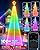 12FT Smart Outdoor Christmas Cone Tree, 832 RGB LED Large Yard Decorations with App & Remote, DIY Colors Patterns & Text, Music Sync, Timer, Waterproof Giant Holiday Light Show for Lawn Patio Party