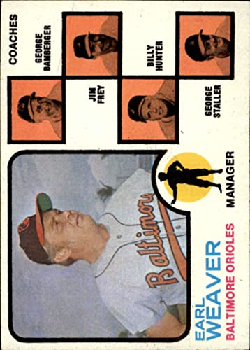 1973 Topps Baseball Series 2#136a Earl Weaver...