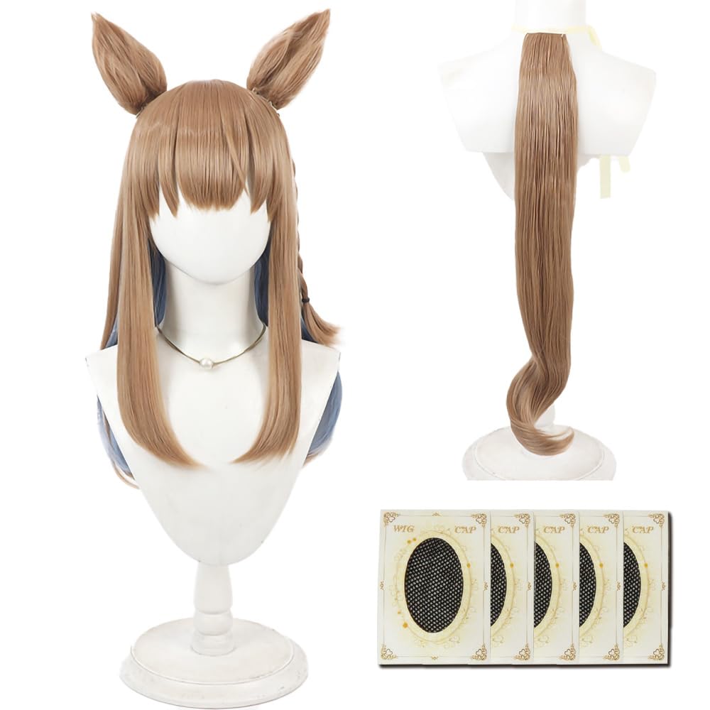 Amazon.co.jp: 「猫の城」 アーモンドアイ コスプレウィッグ（耐熱加工