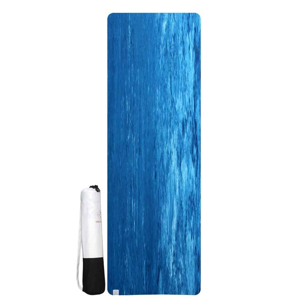 Revolution in Yoga Mats! Super Grip – Reversible - Natural - Lightweight. Natural Rubber - NonWoven Fabric Sandwich Design. Dense Cushioning for Support and Stability in Yoga and Pilates