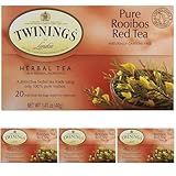 Twinings Tea Red African Rooibos Tea, 20 ct (Pack of 4)