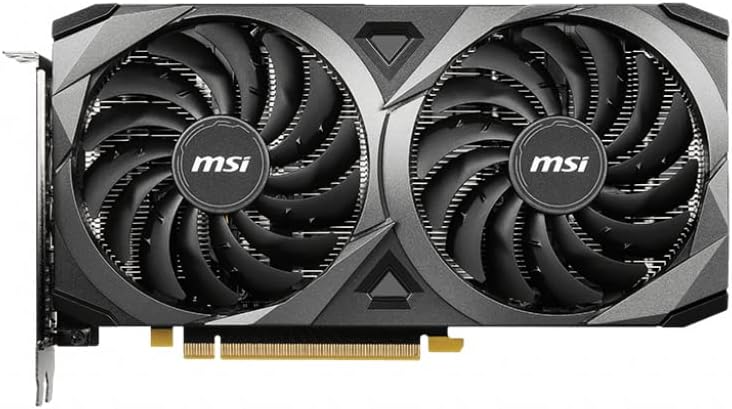 MSI GeForce RTX 3050 VENTUS 2X 8 GB - Scheda Video 8GB GDDR6X, 1777 MHz, PCI Express Gen 4 x 8, 128-bit, 3x DP v 1.4a, HDMI 2.1 (Supporta 4K) MSI GeForce RTX 3050 VENTUS 2X 8 GB - Scheda Video 8GB GDDR6X, 1777 MHz, PCI Express Gen 4 x 8, 128-bit, 3x DP v 1.4a, HDMI 2.1 (Supporta 4K)