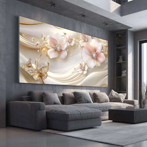 Petale decoratif geant pour habiller un mur vide de salon et de chambre