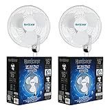 Hurricane Fans Classic 16' Wall Mount Oscillating Fan, 2 Count