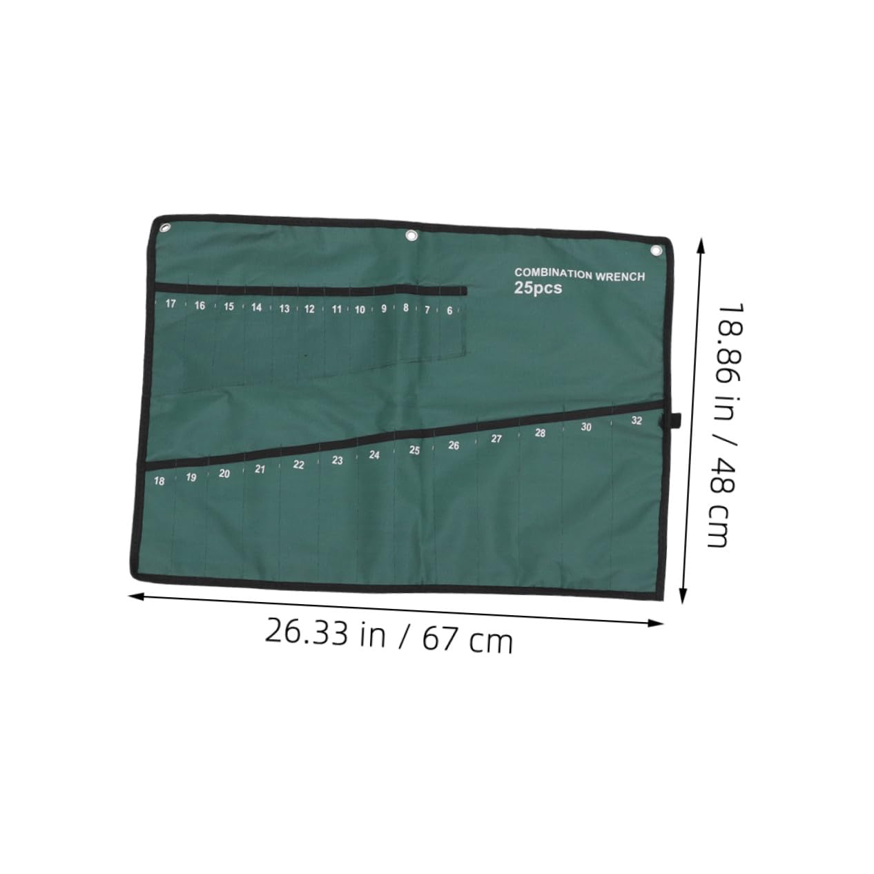 Pochette à Outils Compacte en Tissu Oxford pour Clés, Lot de 2