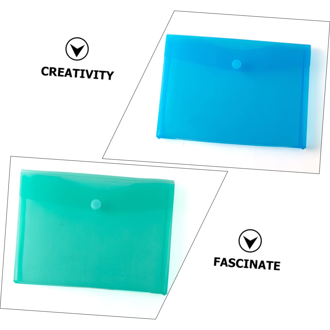 MAGICLULU 21stücke Teiliges Dokumentenmappe Transparente Aktenhüllen Mit Druckknopfverschluss Farbige Aufbewahrungstaschen Für Büro Schule Und Zuhause Für Dokumentenorganisation