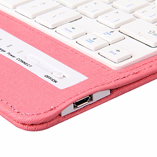 Newstyle Ipad Mini Removable Bluetooth Keyboard Stand Protective Leather Case For Ipad Mini 7.9-Inch With Smart Cover Auto Wake / Sleep #TOP4
