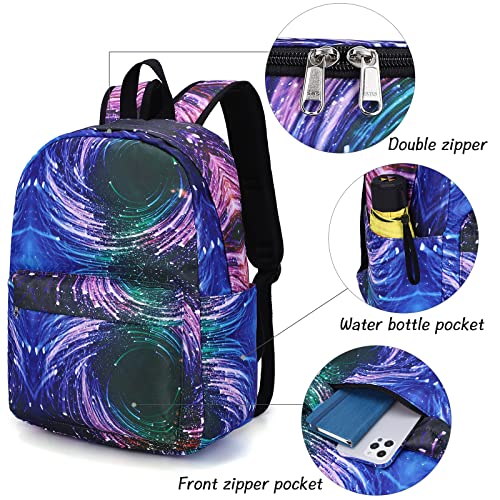 Camtop Backpack For Girls Kids School Backpack With Lunch Box Preschool Kindergarten Bookbag Set (Tie Dye Starry Blue) #TOP7