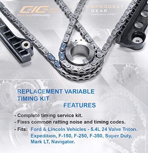 image for CIC USA Timing Chain Kit Compatible with Ford & Lincoln Vehicles 5.4 L