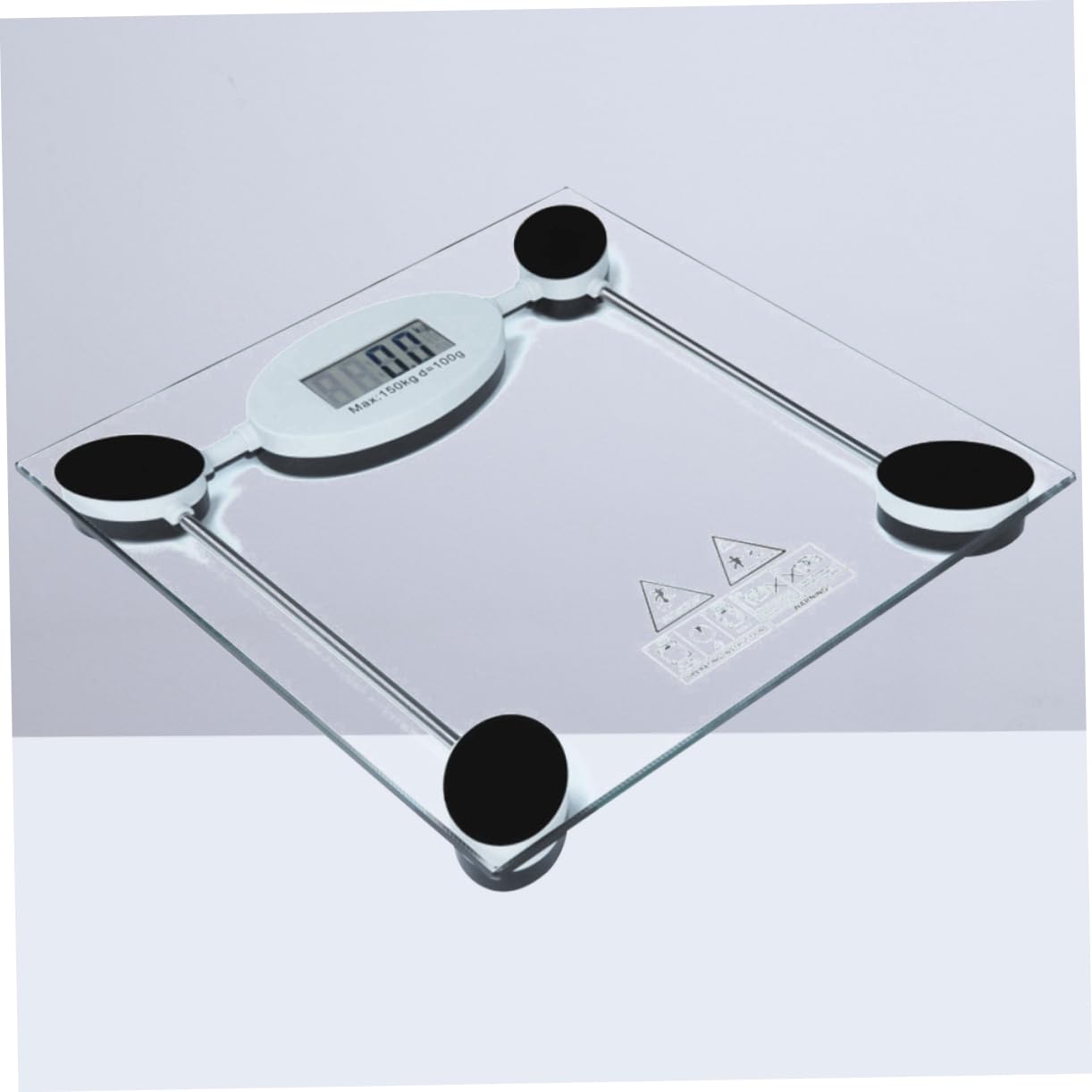 Báscula Digital de con Sensor Táctil Pantalla LCD Precisión Alta para Peso Corporal Baño Diseño Elegante y Portátil