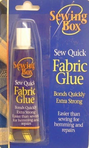 50ml Fabric Glue - Extra Strong, Quick Bond Textile Adhesive (Hemming, Repairs)