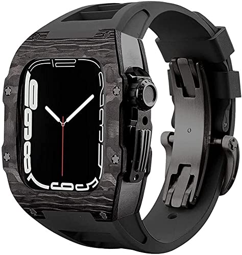 Kit modification Apple Watch 8 bracelet sport fluoroélastomère pour le quotidien