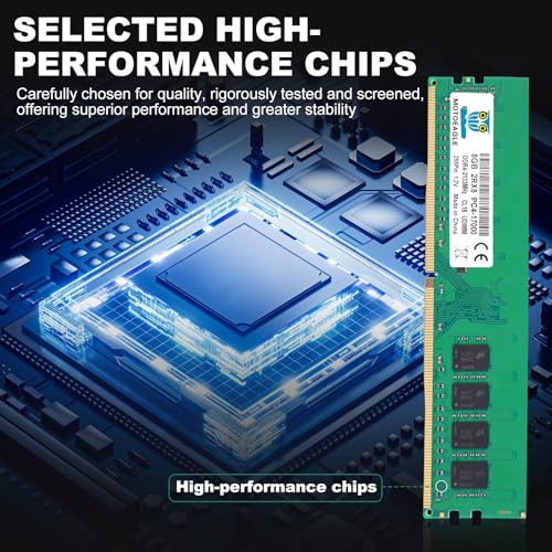Image of 16GB DDR4 RAM 2x8GB 2133 MHz UDIMM 2RX8 PC4-17000 DDR4-2133P CL15 DIMM Non-ECC Desktop Memory KIT