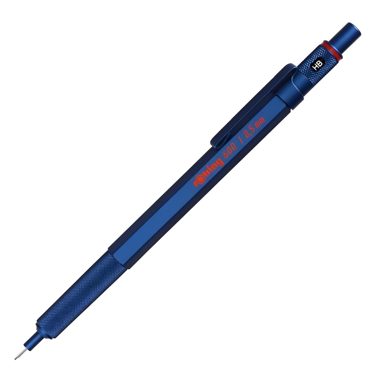 Rotring 600 portaminas, edición limitada, azul oscuro, 0.5 mm, cuerpo de metal, portaminas 2159705
