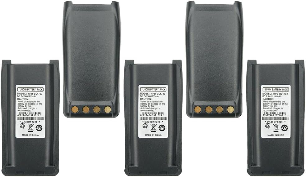 10x Replacement Battery for Hytera HYT TC-800M TC-700 TC-700U TC-700V TC-710 TC-720 TC-780 RELM RPU7500 RPV7500 Part NO BH1801 BL1703 BL1703Li BL2102 BL1703