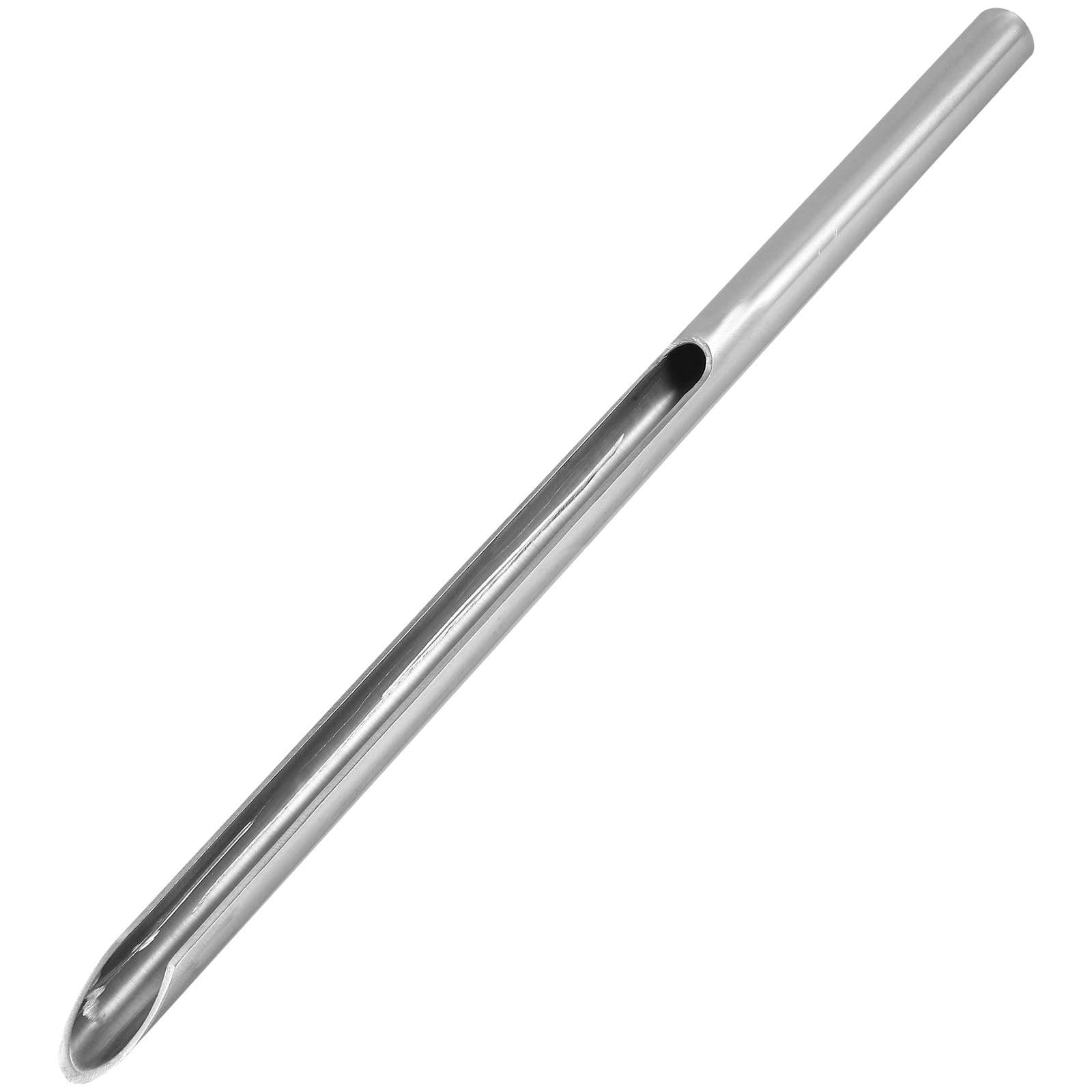 Gatuida Muestreador de Granos y Polvo de Acero Inoxidable 50 Cm X 19 Mm Ranura Larga, Cabeza Roma para Muestreo Agrícola y Análisis de Suelo, Equipo de Muestreo de Suelo Preciso y