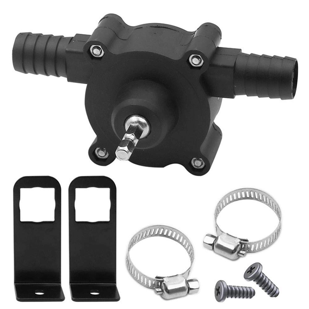 Labymos Portable Electric Drill Drive Pump Oil Water id Self Priming Transfer Pump