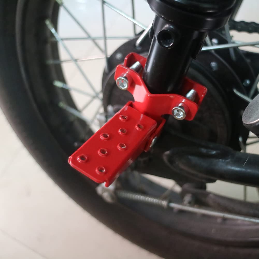Pedalini Ripiegabili Universali Per Moto E Scooter | Supporto Poggiapiedi Antiscivolo, Dimensione M8, Alluminio CNC