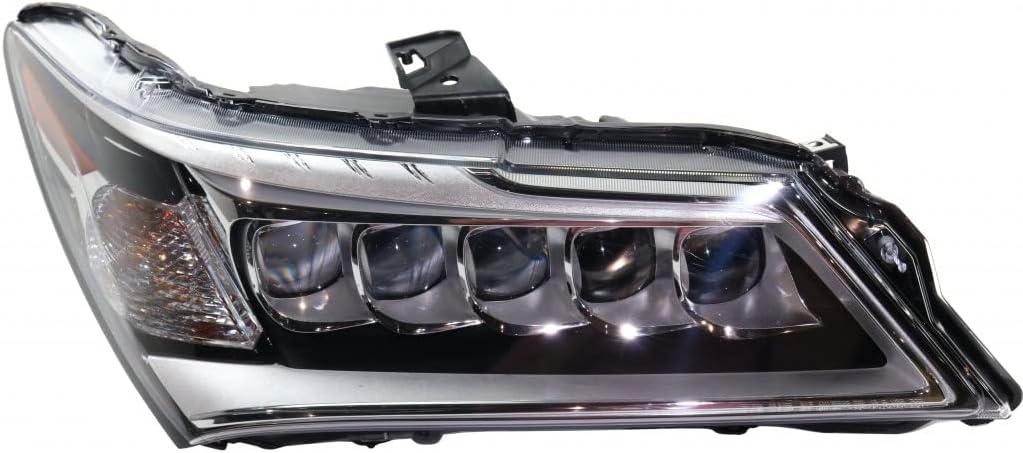 CarLights360: For 2014 2015 2016 Acura MDX Headlight Assembly Driver and Passenger Side | w/Bulbs | LED Type | DOT Certified -Replaces AC2502125 AC2503125