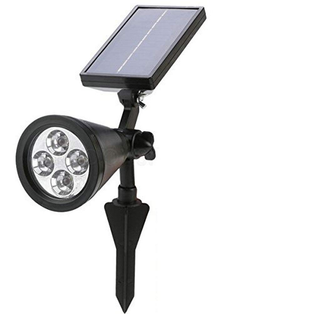 BW Led Solar Light Outdoor Solar Power Spotlight Garden Lawn Lamp Landscape Spot Lights