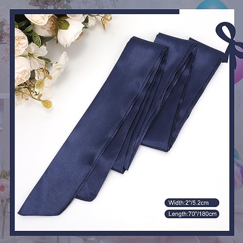 WHIPPY Sash Belt for Girls Dress Kids Long Waist Belts for Wedding Party 2'' Wide4