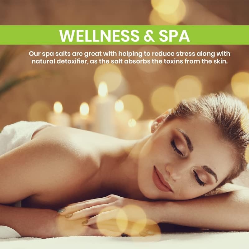 Miniatura 3 de Sal de spa europea de 24 onzas, grano fino, 100% natural, sin perfume, sal marina pura, producto unisex utilizado en productos cosméticos,