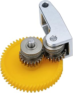 MAOSUO 3D Printer Hardened Steel Extruder Gear Metal Handle Assembly for Bambu Lab X1C Hotend P1P Plated Wear-Resistant ABS+Aluminum Alloy