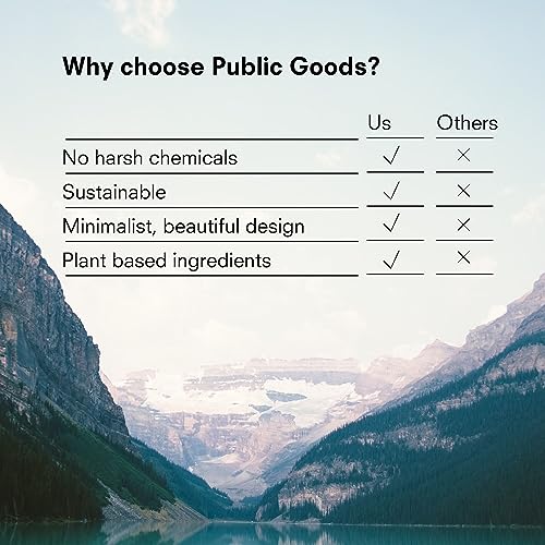 Image of Public Goods Hand Soap | Cleansing Soap for Kitchen & Bathroom | Made with Natural Essential Oils | Paraben & Sulfate Free | Vegan Friendly | 34 Fl Oz Refill (Pack of 2)