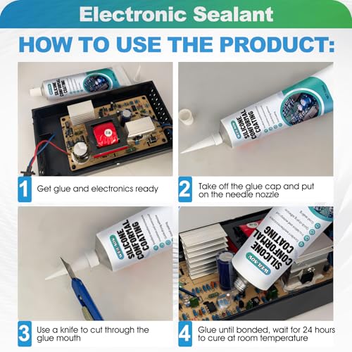 WEILAOK Isolierspray Elektronik, Transparenter Isolierlack, Isolierspray, Insulating Varnish,Wasserdicht und Schnell Trocknend Geeignet für Leiterplatten und Steuerplatinen von Haushaltsgeräten,100 ml