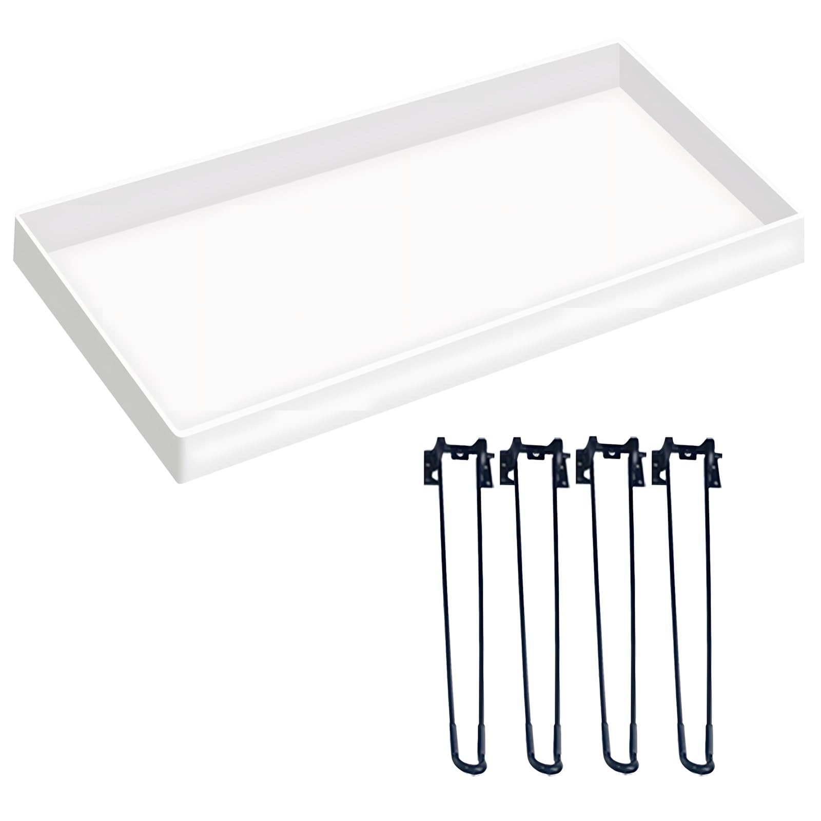 HDOYTXXM Multipurpose Silicone for Epoxy Resin Projects with 4 Legs Table Making Silicone