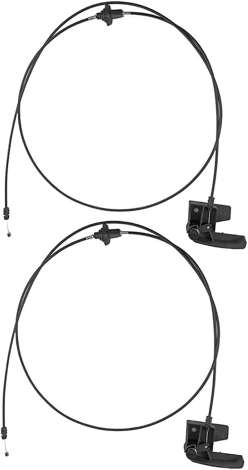 Hood Latch Release For Chevrolet For Suburban 1500 2500 2001 2002 2003 2004 2005 2006 15741109 2PCS Car Hood Release Cable For