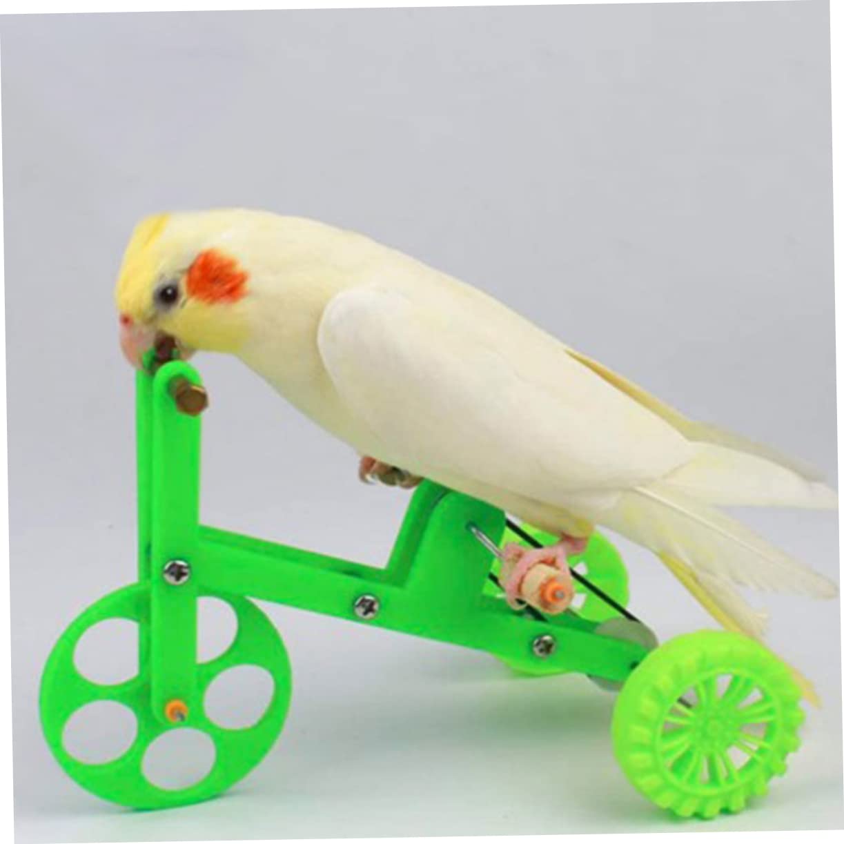 Juguete Educativo Para Loros En Forma De Bicicleta - Fomenta El Desarrollo De La Inteligencia, Para Periquitos, Yacos Y Aves Medianas