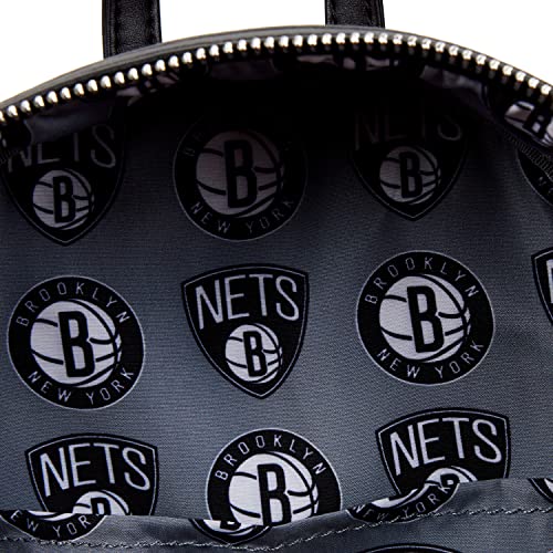 Loungefly NBA:Brooklyn Nets Basketball Mini-Backpack4