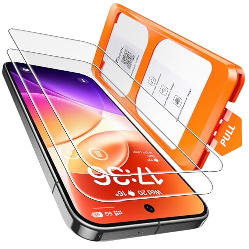 TOCOL für Google Pixel 9 für Panzerglas 6 3 Zoll Automatische Installation 9H folie Stoßfest Kratzfest Anti-Fingerabdruck Blasenfrei Schutzfolie Kompatibel mit Hülle 2 Stück