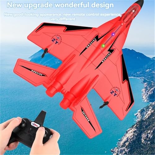 NNBWLMAEE Zy 530 Pro RC Samolot, 2,4 GHz RC pilot do modelu samolotu myśliwskiego, RC helikopter z światłami, elektryczne światło 360° Flip pilot do samolotu, dla dorosłych i początkujących (320