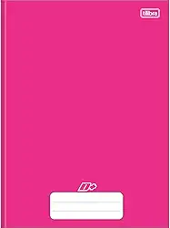 Tilibra - Caderno Brochura Capa Dura 1/4 D+, 96 Folhas, Rosa
