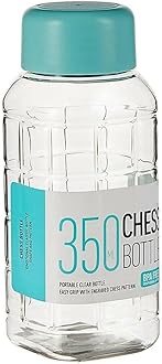 Small Bpa Free Plastic Water Bottle For office and School, Plastic PET Water Bottle For Kids & Adult- Cute Transparent Bottle For Water, Juice, Mojito (Pack Of 1, 350 ml)