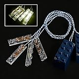 Pamvava Light Up Bricks, 2 Sets 1X4 LED Lighting Kit, Classic DIY Lights Accessories Compatible with Major Brands