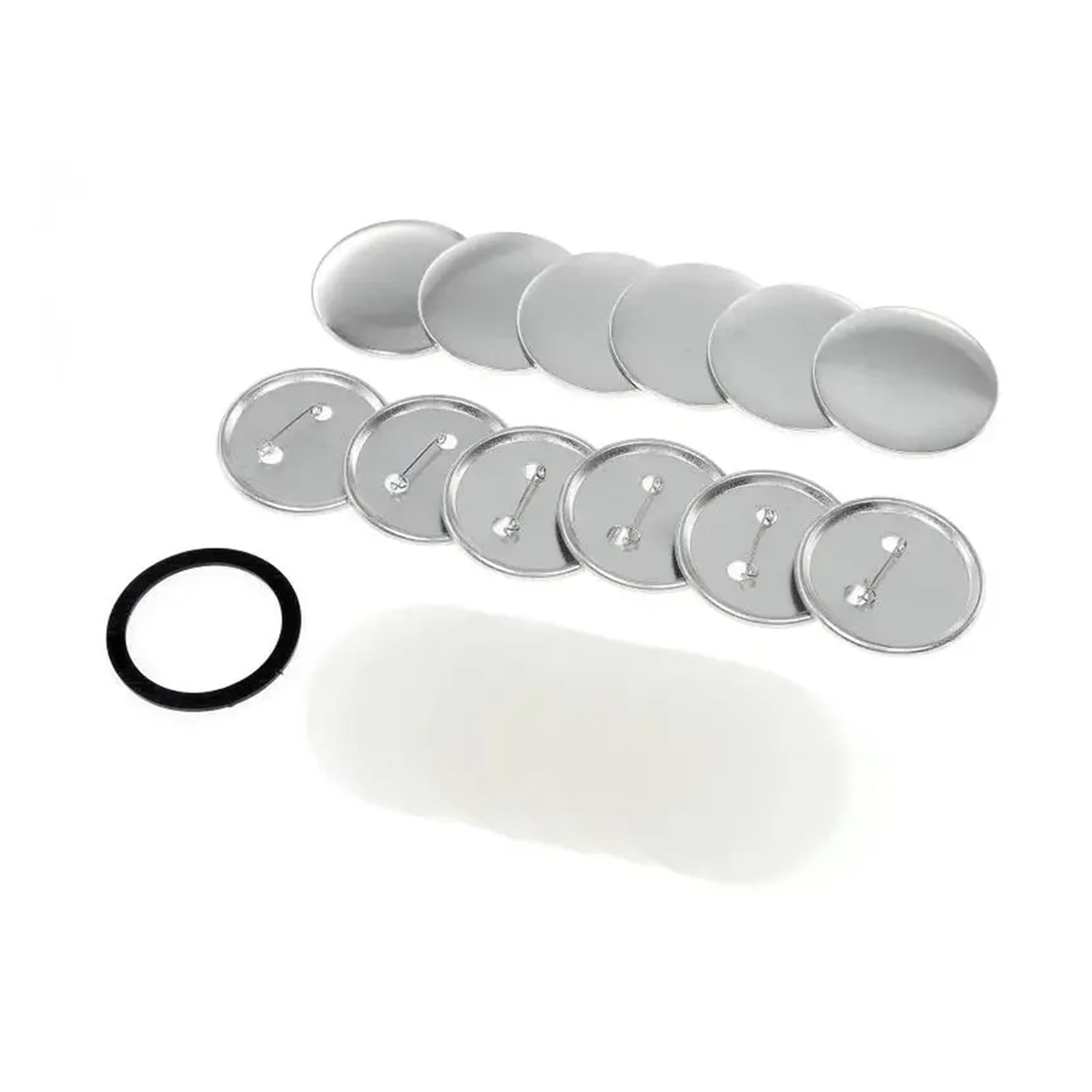 100 sztuk pustych części do przypinek do przypinek DIY Art Crafting Material do produkcji guzików Zestaw odznak 75 mm Produkcja DIY