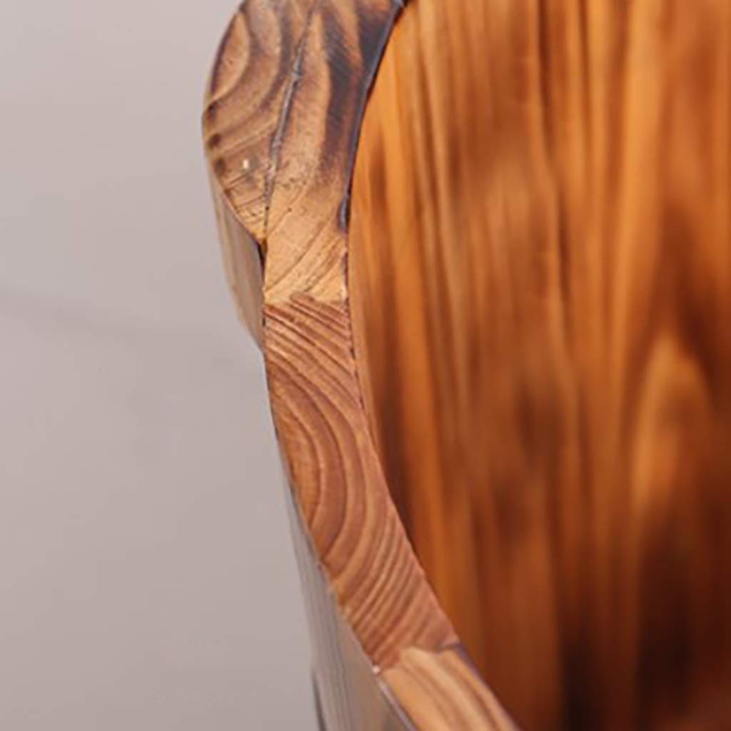 Barile per Piedi,Secchio da Bagno in Legno per Massaggio,Fatto a Mano,Pediluvi Superficie Liscia,Accessori per Il Bagno Anniversario Comfortable Anniversary