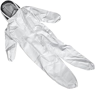 YARNOW Fato De Apicultura Roupa Branca Jaqueta De Apicultura Jaqueta Branca Apicultura Jaqueta Ventilada Véu De Apicultura Jaquetas De Abelha Véus Jaqueta De Apicultura Para Apicultor