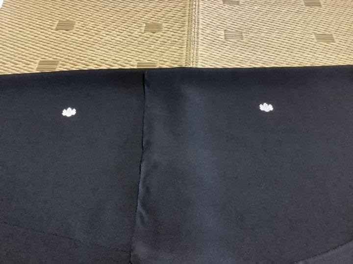 黒 喪服 5つ紋着物 反物 五三の霧 冬 喪服 黒 喪服 5つ紋着物 反物 五三の霧 冬 喪服