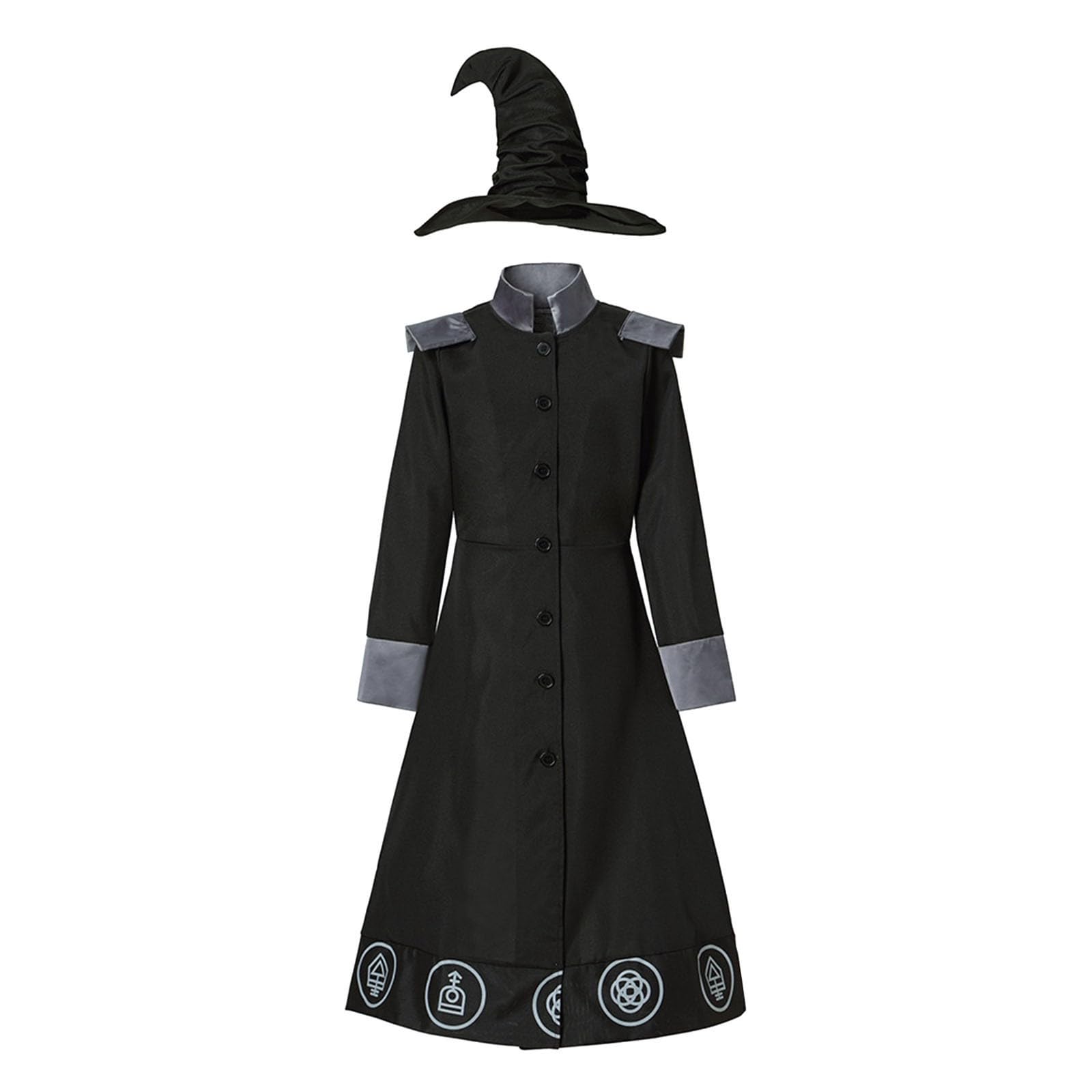 Faschingskostüme Kinder Junge Zauberer Umhang Performance Robe Cosplay Halloween Verkleidung Langer Magier Mantel Für Fasching Und Mottoparty Kinderkostüme Junge