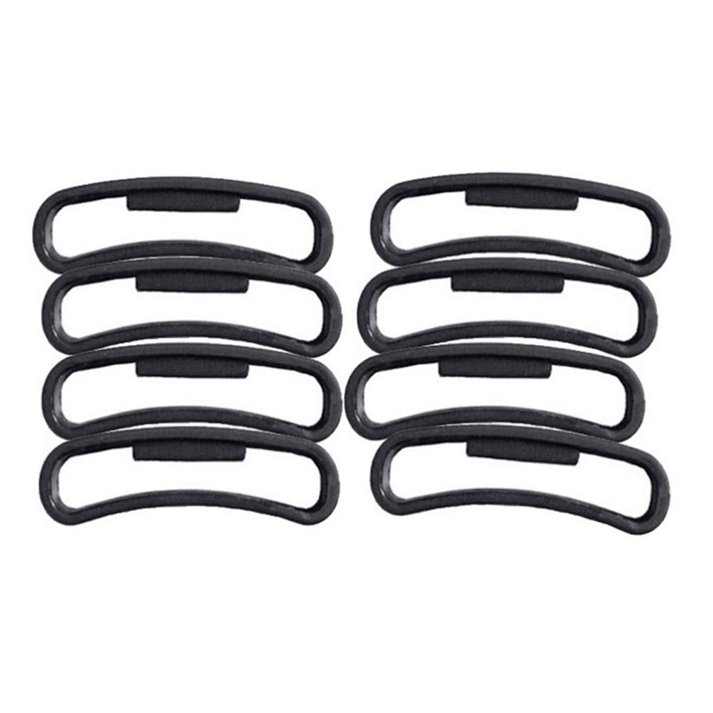 NICERIO8pcs Watch Strap Core Rubber Watch Band Ring Stand Ring Holder Anti-Fall Buckle Ring Replacement Watch Ring Keeper Watch Band Loop Replacement Rings Watch Band Buckle Ring Retainer