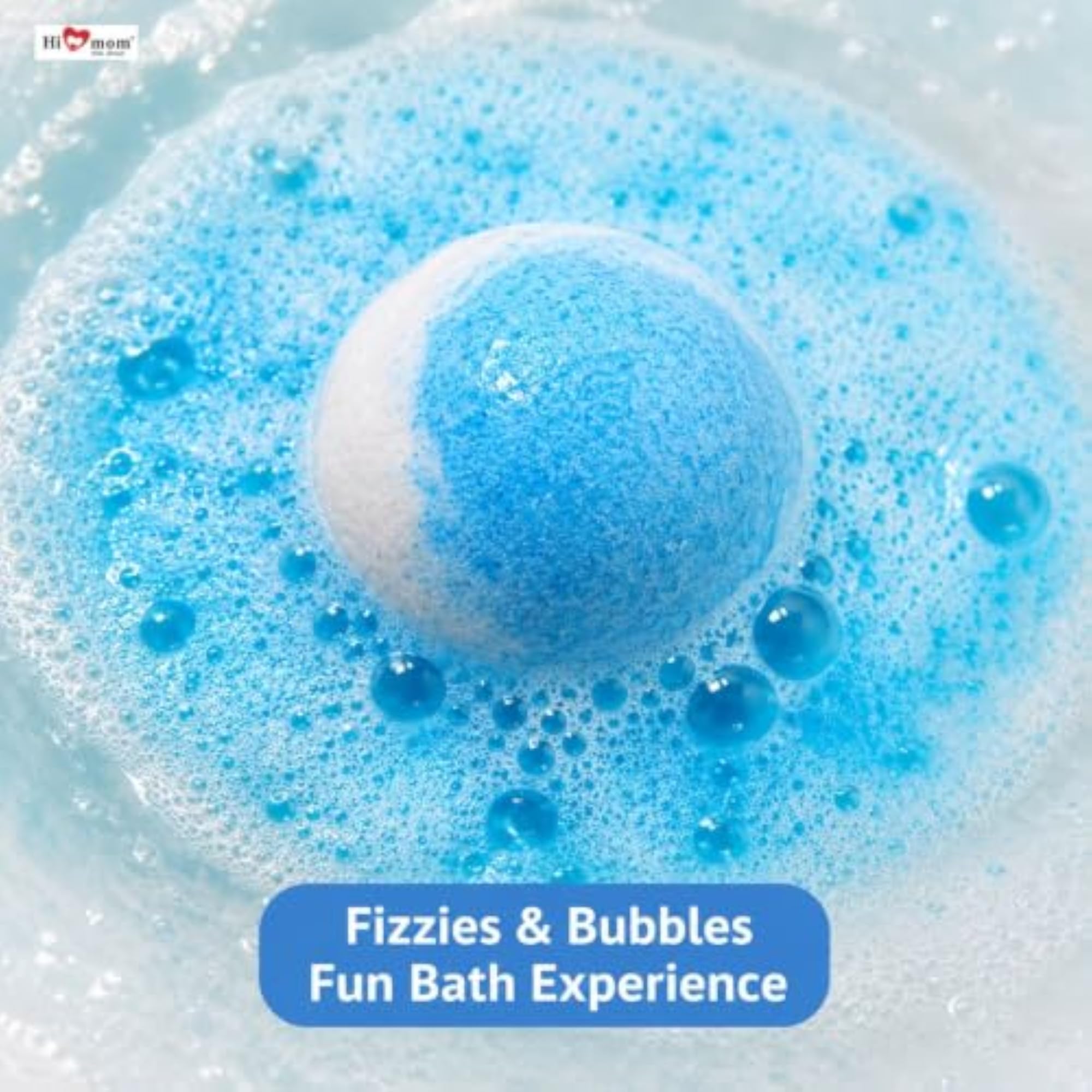 Colorful Baby Bath Bombs with Essential Oils