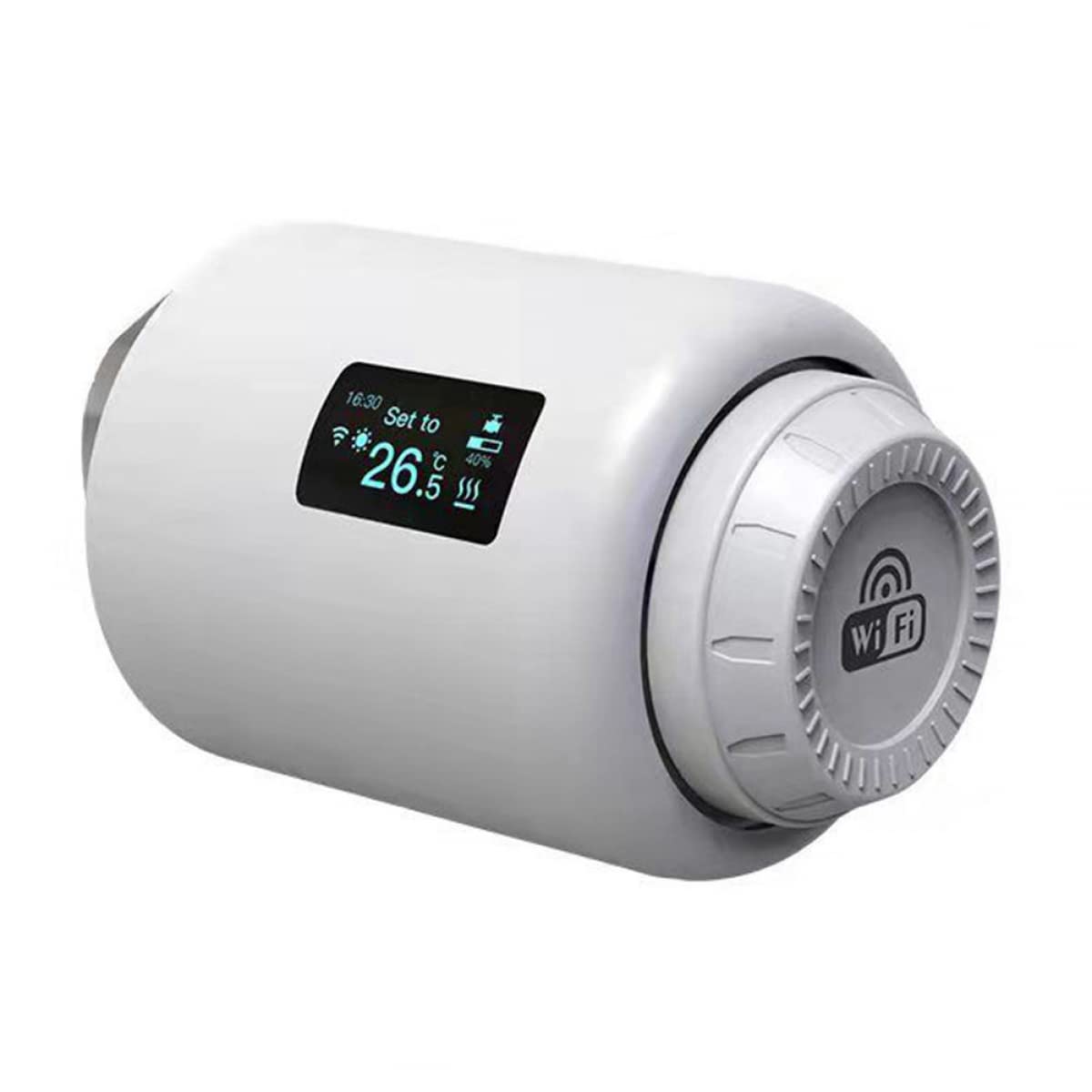 RANRAO Controlador inteligente del radiador del termóstato del radiador 5PCS con la calefacción WiFi del App