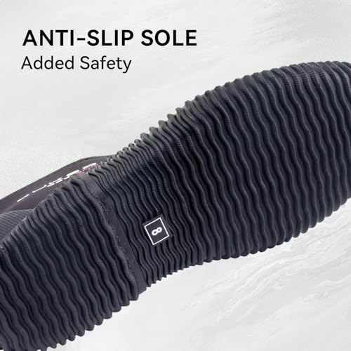 XUKER Neoprene Diving Scuba Boots Men Women 3mm Wetsuit Water Booties with Anti-Slip Sole Sand Beach Shoes