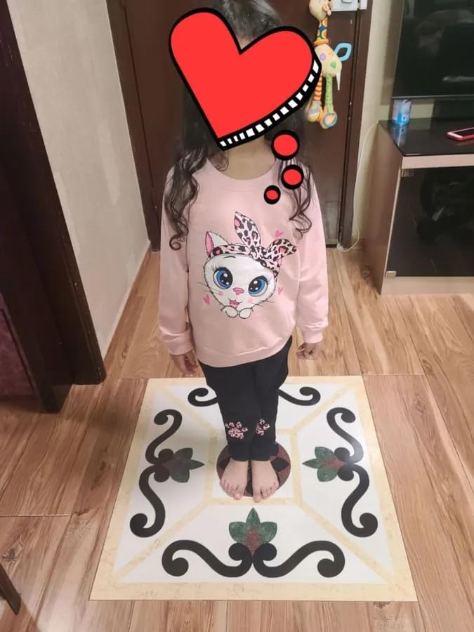 Image of Little Girls Unicorn Outfits 2 Piece Kids Ruffle Sleeve Sweatshirt + Leggings Fall Leopard Clothing Sets 2-10 Years
