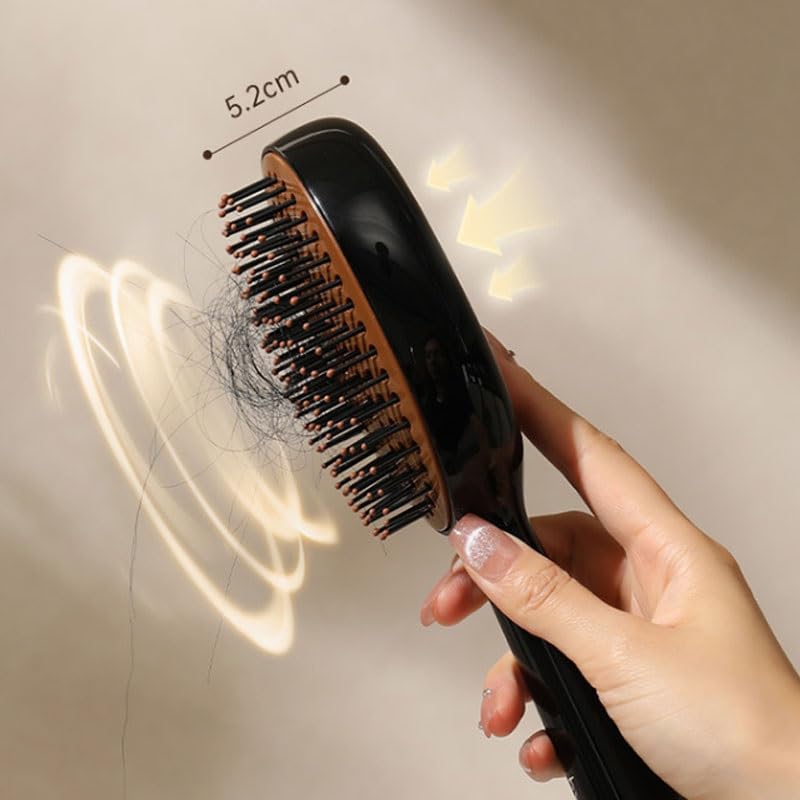 The Wooden Comb is Carried With The Long Hair Used to The Children