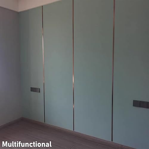 Miniatura 7 de Tira de transición de suelo de moldura en T de 47.2 pulgadas  3.9 pies, tira de cubierta de costura de umbral para pisos de cemento laminados de